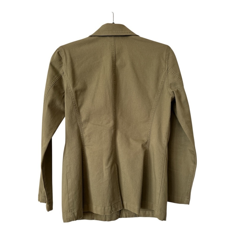Lauren Ralph Lauren Green Military Embroidered Blazer Jacket Gold Buttons size 2 - Picture 2 of 5